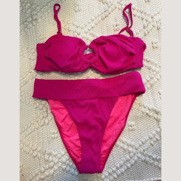 Baltic Born Oakland Ribbed Bikini Pink Full Set - Picture 3 of 5